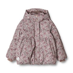 Wheat Puffer jacket Karla - Pale lilac berries